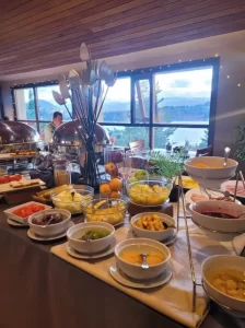 Hotel Bosque del Nahuel desayuno