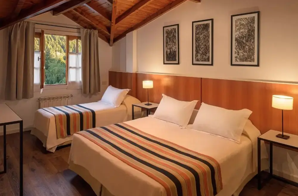 Hotel Intermonti cama doble y cama individual