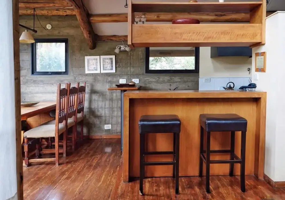 Cabañas Altos del Alma cocina comedor
