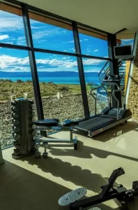 Hotel Design Suites Calafate gimnasio