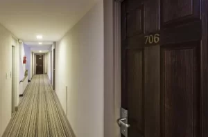 Hotel Facón del Mar pasillo