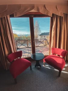 Hotel La Cantera puerta del balcón
