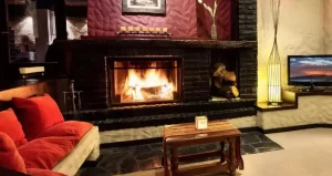 Hotel Michelangelo chimenea