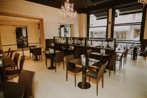 Hotel Miglierina mesas para comer