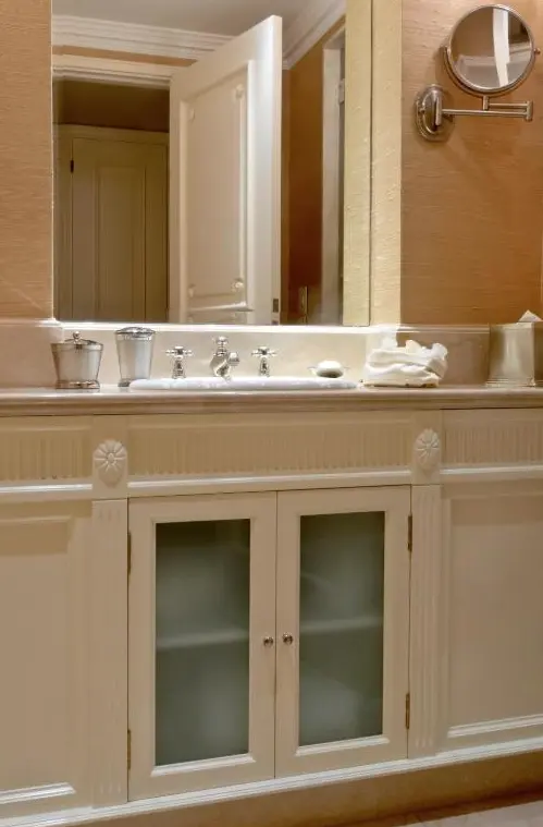 Hotel Sainte Jeanne espejo del baño