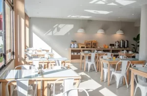 Hotel Vip's mesas para comer