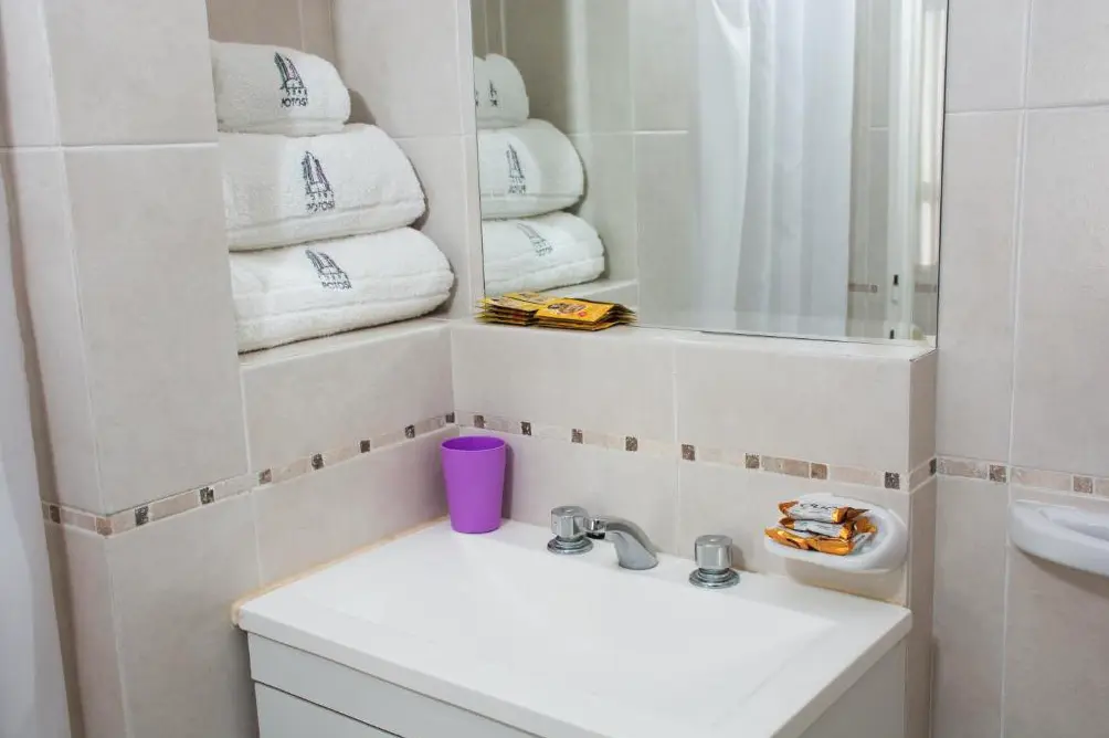 Departamentos Torre Potosí espejo del baño