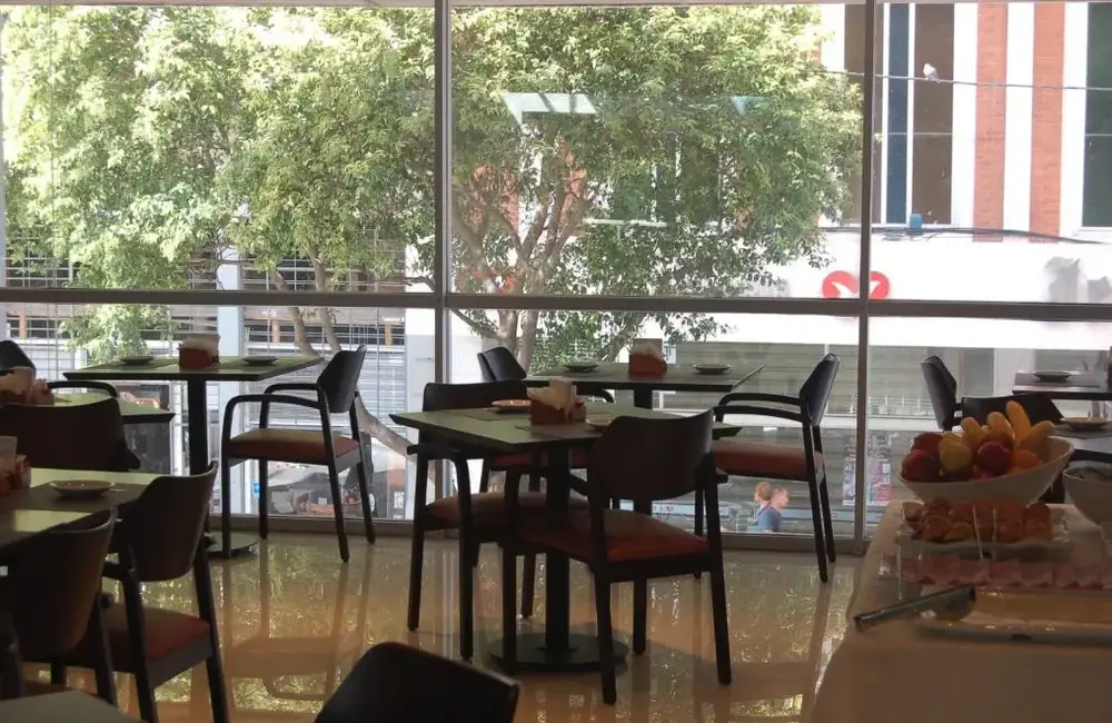 Hotel de la Cité mesas para comer