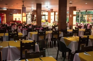 Hotel El Libertador mesas para comer