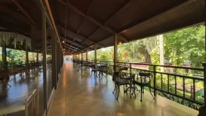 Hotel Raíces Esturión balcón