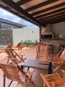 Aparthotel Aires de Cataratas asador