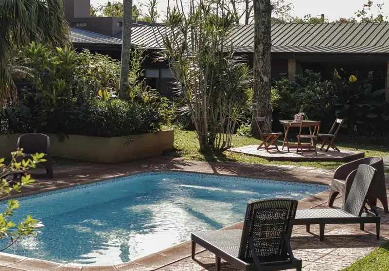 Cabañas El Descanso pileta