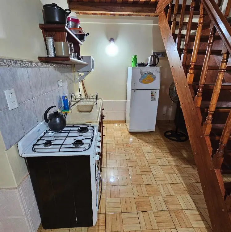 Cabañas El Refugio del Mensu cocina