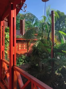 Cabañas Terra Lodge balcón