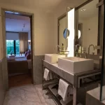 Hotel Palermitano espejo del baño