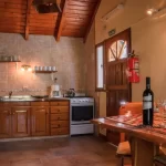 Cabañas Arcángeles cocina