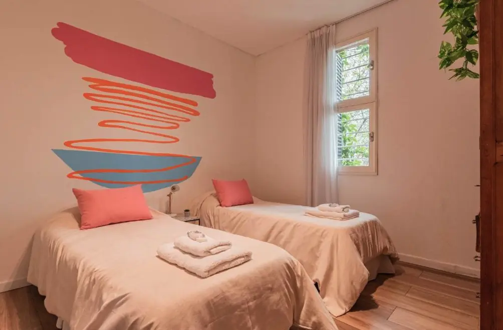 Casa Salvador 4600 camas individuales con toallas