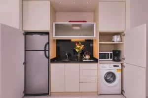 Departamentos Soho Luxury Suites cocina