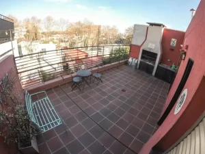 Hostel Malevo Muraña balcón