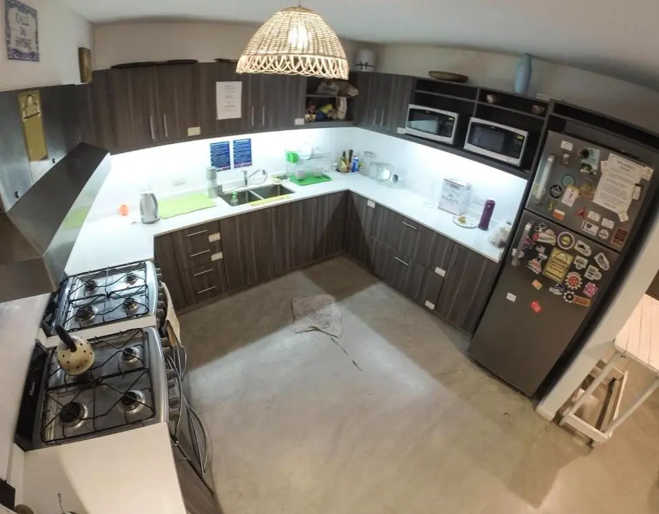 Hostel Malevo Muraña cocina