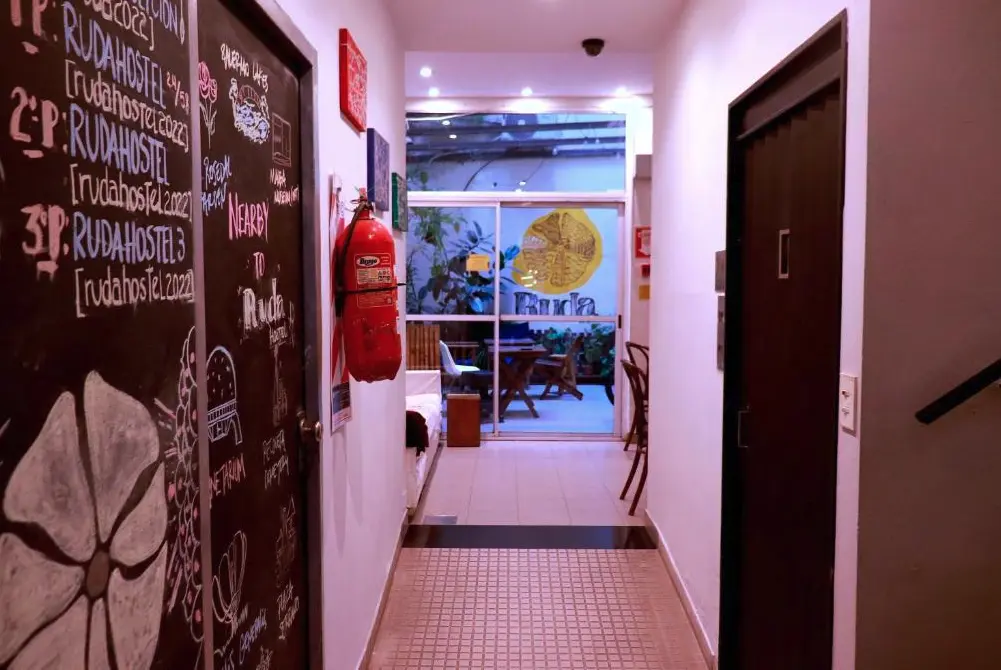 Hostel Ruda pasillo