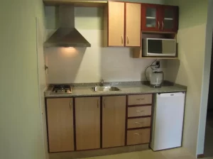Aparthotel Tunkelén cocina 