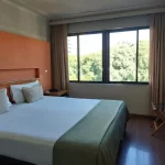 Hotel Raíces Aconcagua cama doble junto a la ventana
