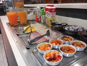 Hotel San Martín desayuno